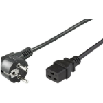 Microconnect PE07719005 power cable Black 0.5 m CEE7/7 C19 coupler