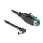 DeLOCK 80013 tussenstuk voor kabels USB DC 5.5 Zwart
