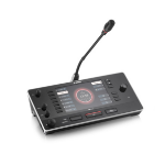 Bosch DCNM-IDESKVID interpreter desk Black, Silver Built-in display TFT
