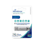 MediaRange MR938 USB flash drive 128 GB USB Type-A / USB Type-C 3.2 Gen 1 (3.1 Gen 1) Zilver