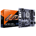 GIGABYTE Q870M D3H Motherboard - Intel Core Ultra (Series 2) CPUs, 4+1+2 Phases VRM, up to 9066MHz DDR5 (O.C), 2xPCIe 4.0 M.2, 1GbE LAN, USB 3.2 Gen 2