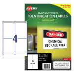 Avery 959069 printer label White Self-adhesive printer label