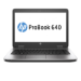 HP ProBook 640 G2 Portátil 35,6 cm (14") Intel® Core™ i5 i5-6200U 4 GB DDR4-SDRAM 500 GB Unidad de disco duro Wi-Fi 4 (802.11n) Windows 7 Professional Plata
