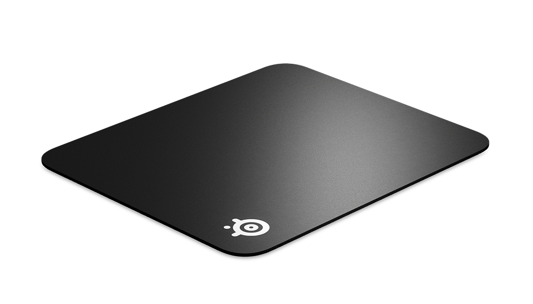 63821 STEELSERIES QcK Hard - Black - Monochromatic - Polyethylene - Gaming mouse pad