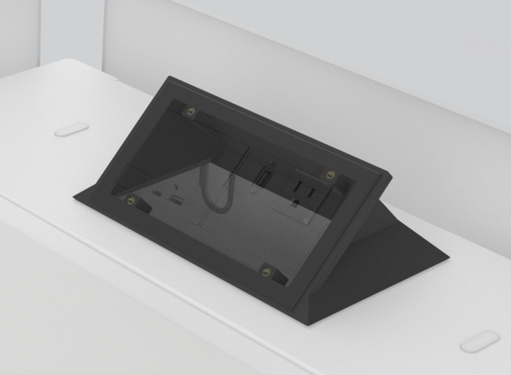 H913-BK desktop sit-stand workplace accessory