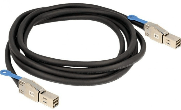 Photos - Cable (video, audio, USB) Lenovo 00YL850 Serial Attached SCSI  cable 3 m Black (SAS)