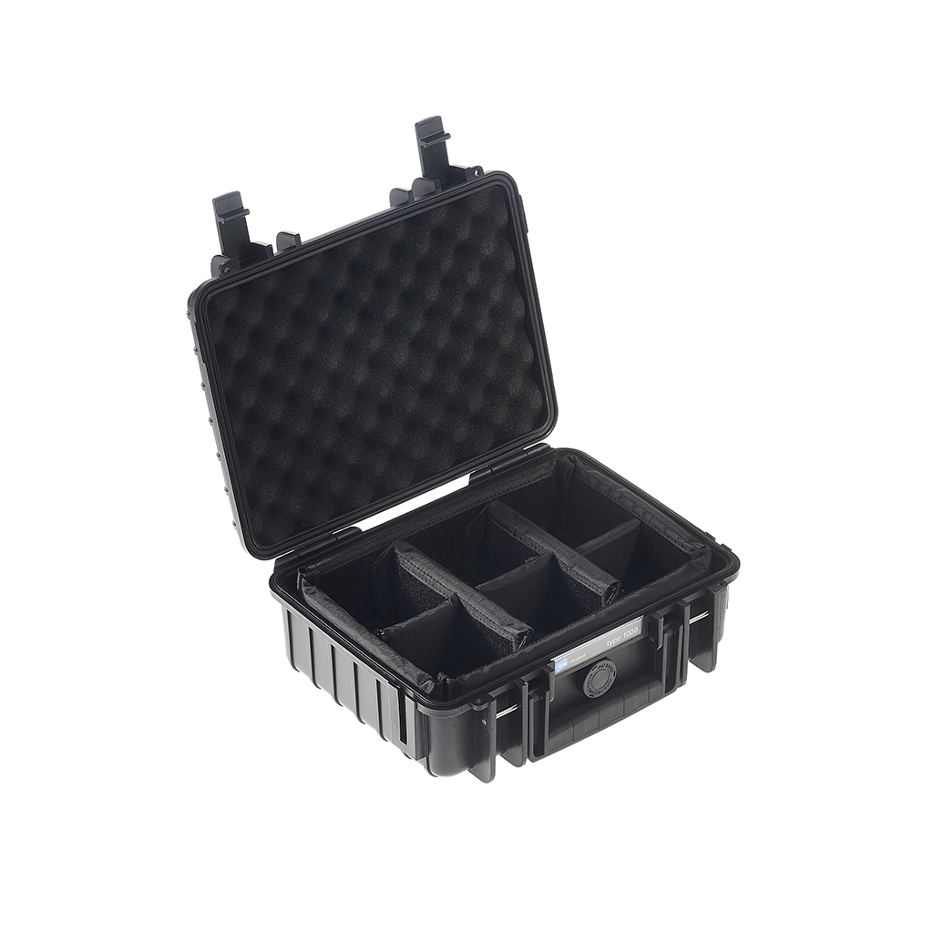 Photos - Camera Bag B&W 1000/B/RPD equipment case Briefcase/classic case Black