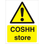 SECO by Stewart Superior SECO Warning Safety Sign COSHH Store Semi Rigid Plastic 150 x 200mm - W0201SRP150X200