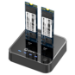 CoreParts MS-CLONER-NVME storage drive docking station Black