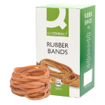 Q-CONNECT Rubber bands Natural – No. 69 (6.0x150mm) – Box 500g