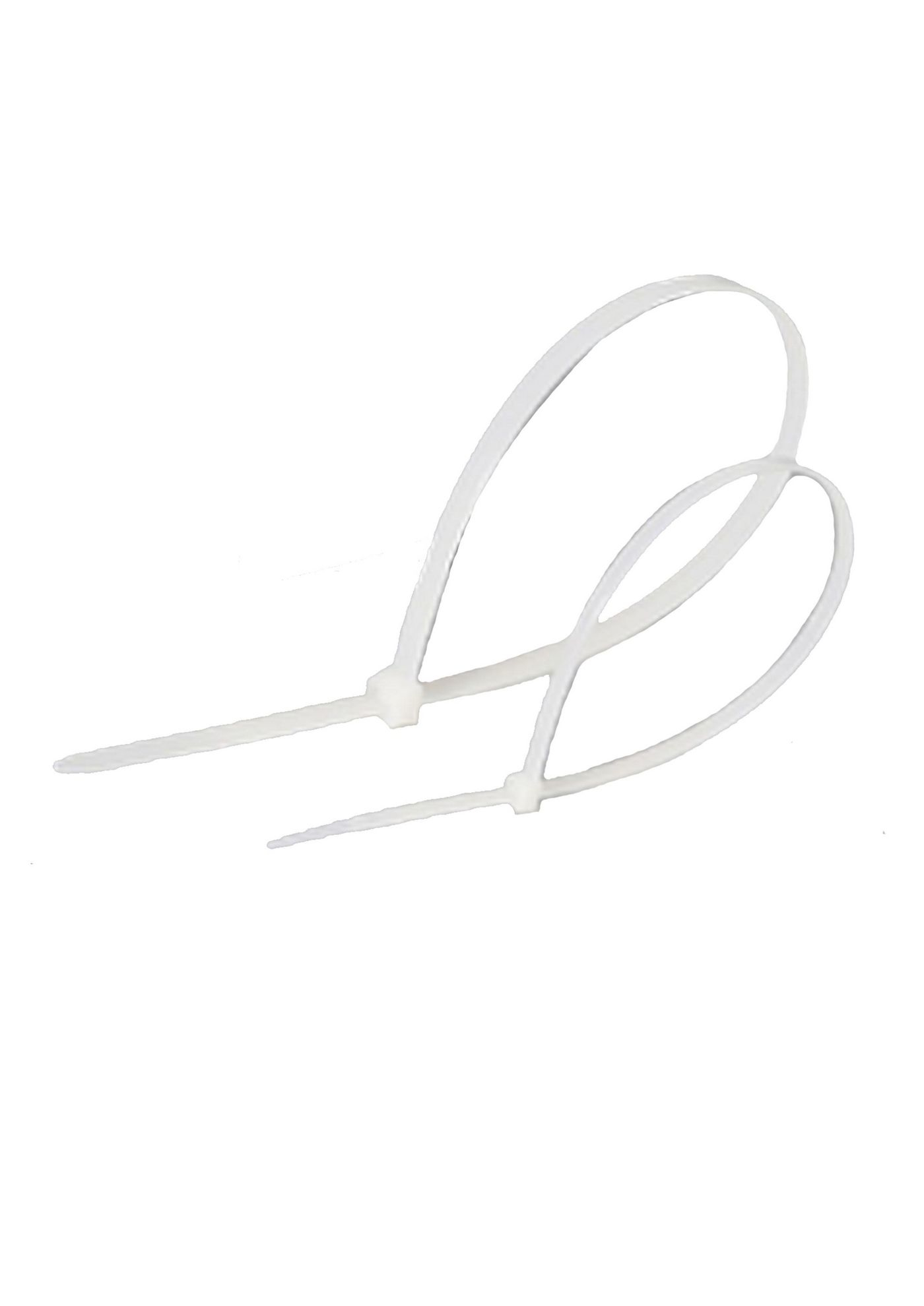 Image of Lanview LVT551040 cable tie Tear-off cable tie Nylon White 100 pc(s)