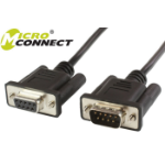 Microconnect SCSEHN3B serial cable Black 3 m DB9 M DB9 F