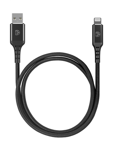 DEQSTER Nylon Charging Cable Lightning to USB-A 1m (Apple MFI certified) EDU