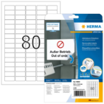 HERMA Removable labels A4 35.6x16.9 mm white Movables/removable paper matt 2000 pcs.