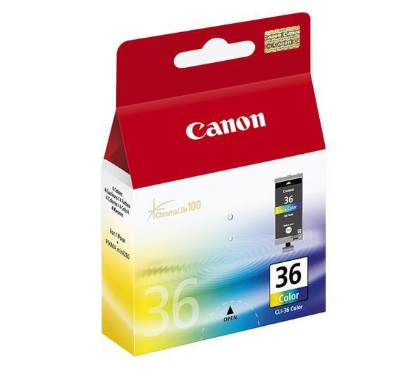 Canon CLI-36 Col cartucho de tinta 1 pieza(s) Original Rendimiento estándar Cian, Magenta, Amarillo