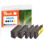 Peach PI300-933 inktcartridge 5 stuk(s) Compatibel Hoog (XL) rendement Zwart, Cyaan, Magenta, Geel