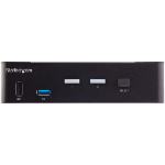 StarTech.com 2-ports HDMI KVM-switch - En skärm 4K 60 Hz Ultra HD HDR - Desktop HDMI 2.0 KVM-switch med 2 portar USB 3.0-hubb (5 Gbit/s) och 4x USB 2.0 HID, ljud - Snabbtangenter för omkoppling - TAA