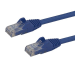 StarTech.com Cavo patch antigroviglio UTP RJ45 Cat6 Gigabit 15 m blu - Cavo patch 15 m