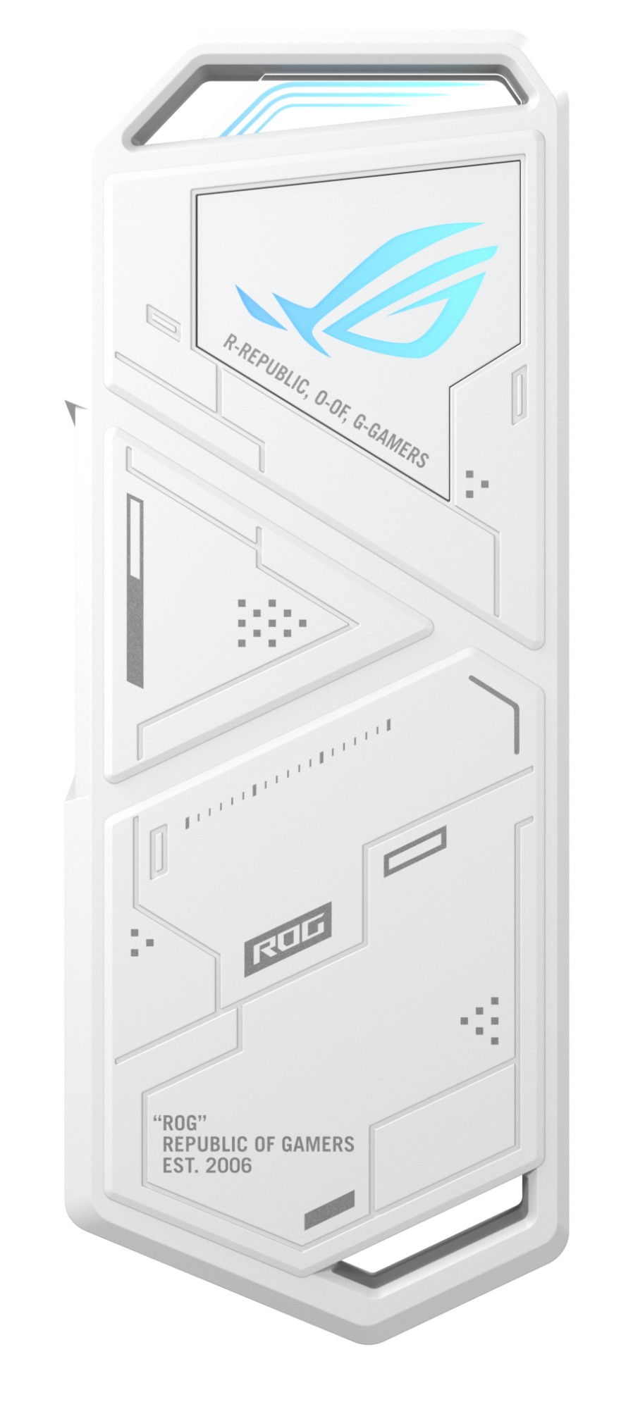 90DD02H1-B09000 ASUS Geh USB ROG Strix Arion White M2 SSD Geh?use mit Aura