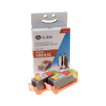 G&G Image 15968/NP5-C-0580XXLBK*2 Ink cartridge black twin pack, 2x1.2K pages 52ml Pack=2 (replaces Canon PGI-580PGBKXXL) for Canon Pixma TS 6150/8150