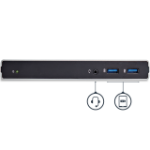 StarTech.com Station d'Accueil USB 3.0 pour Deux Écrans avec Adaptateurs DVI vers VGA et HDMI, 5x USB 3.0 et Audio - Station d'Accueil DVI Verticale pour Mac et Windows