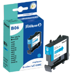 Pelikan 361363/B06 Ink cartridge cyan, 400 pages 11ml (replaces Brother LC1000C) for Brother DCP 130 C/MFC 5460