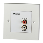 Cablenet Muxlab Stereo HI-FI Wall Plate Balun