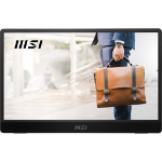 MSI PRO MP161 E2U portable TV/monitor Portable monitor Black 15.6" LED 1920 x 1080 pixels