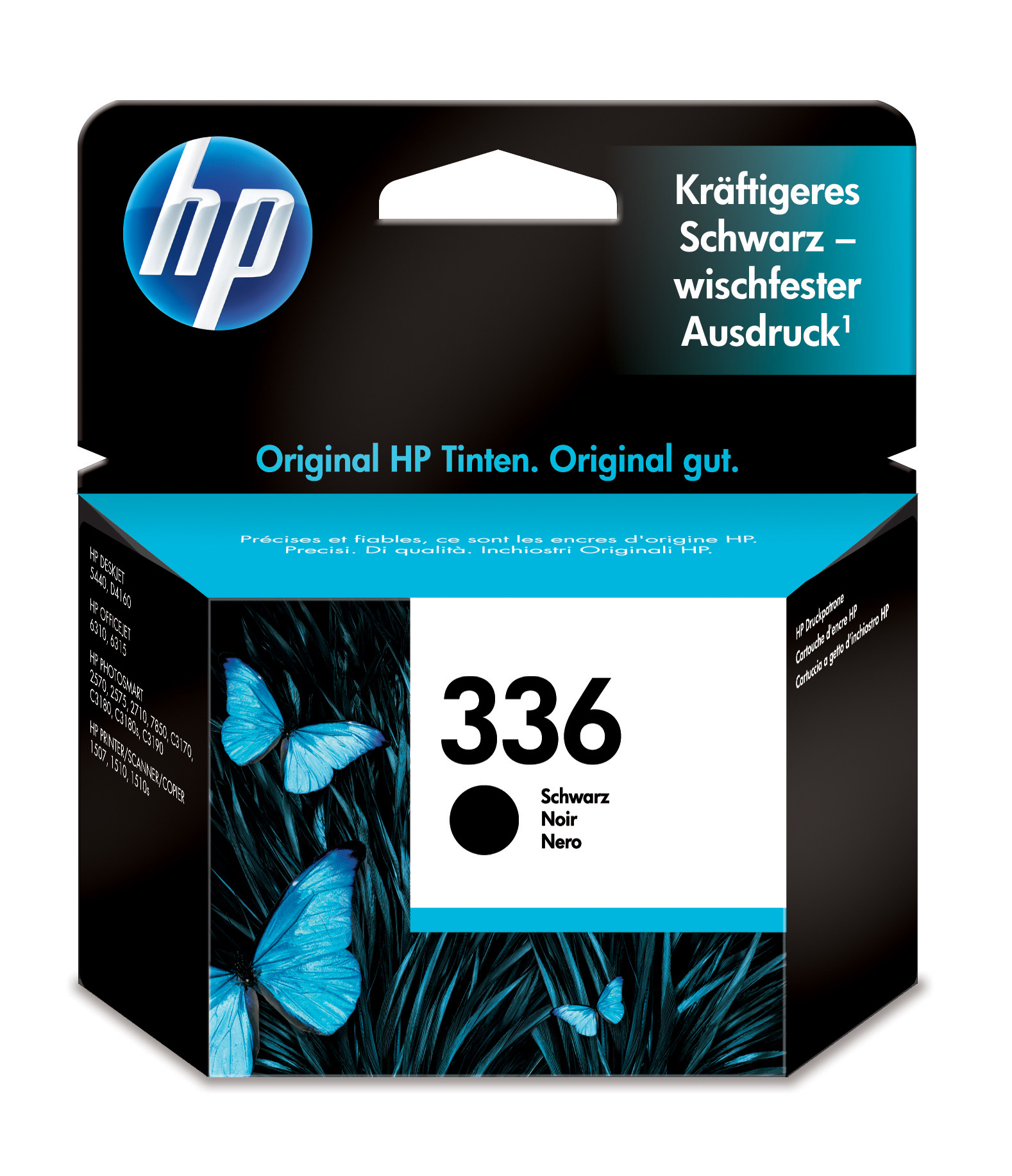 HP C9362EE/336 Printhead cartridge black, 220 pages ISO/IEC 24711 5ml for HP DeskJet D 4160/5440/OfficeJet 6310/PhotoSmart C 3180/PSC 1510
