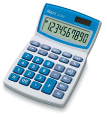 Ibico 210X calculator Desktop Basic Blue, White