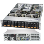 Supermicro SYS-2029U-TN24R4T server barebone Intel® C621 LGA 3647 (Socket P) Rack (2U) Black