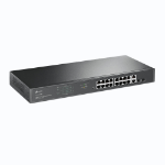 TP-Link TL-SG1218MP netwerk-switch Unmanaged Gigabit Ethernet (10/100/1000) Power over Ethernet (PoE) 1U Zwart