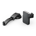 ALOGIC Matrix+ Universal Wireless Car Charger with 5000mAh Wireless Magnetic Power Bank, Air Vent and Dashboard Mount Includes 30W USB-C Car Charger, USB-C to USB-C Cable
