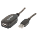 Manhattan 150958 USB cable USB 2.0 787.4" (20 m) USB A 0.48 Gbit/s Black
