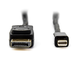 Rocstor Y10C165-B1 video cable adapter 70.9" (1.8 m) Mini DisplayPort DisplayPort Black