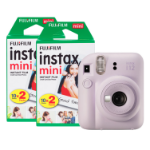 Fujifilm Instax Mini 12 Instant Camera - Lilac Purple - Camera + 40 Shot Pack