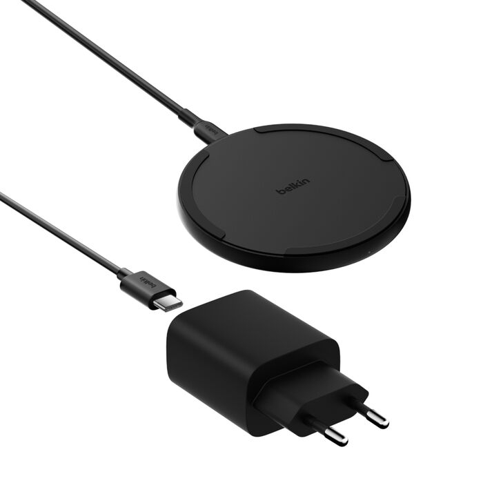 Belkin WIA012kqBK Smartphone Black AC Wireless charging Fast charging