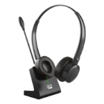 Adesso Xtream P400 Headset Wired & Wireless Head-band Business/Everyday USB Type-C / USB Type-A Bluetooth Charging stand Black