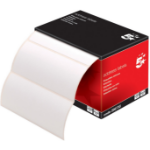 5Star 296735 self-adhesive label Black,Red,White Rectangle