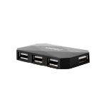 NATEC NHU-0647 interface hub USB 2.0 480 Mbit/s Black