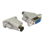 Cables Direct AD-312 cable gender changer PS/2 Serial (9-pin) Beige