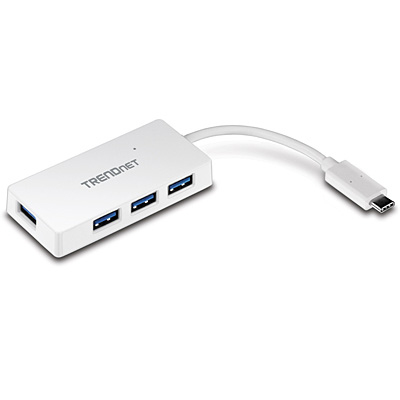 Image of Trendnet TUC-H4E interface hub USB 3.2 Gen 1 (3.1 Gen 1) Type-C...
