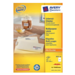 Avery 3655-200 self-adhesive label White 400 pc(s)
