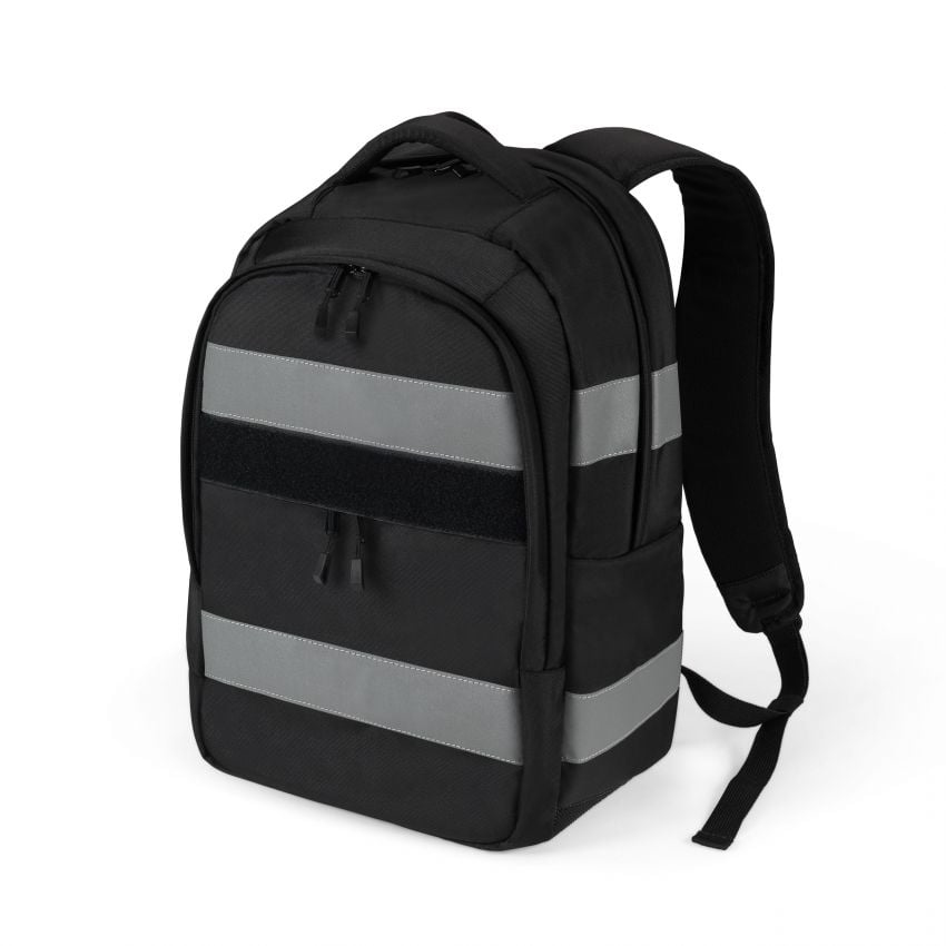 Dicota REFLECTIVE backpack Casual backpack Black Thermoplastic...