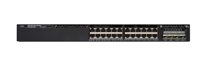 Cisco WS-C3650-24PDM-E 24-Port Network Switch