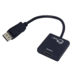 Siig DisplayPort - HDMI m/f 0.245 m HDMI Type A (Standard) Black