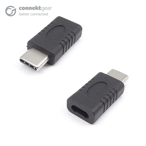 26-0440 connektgear CONNEKT GEAR USB 2 ADPT C MALE-B FEM