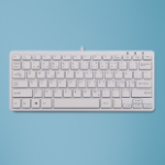 R-Go Tools Compact R-Go ergonomic keyboard, QWERTY (NORDIC), wired, white