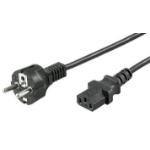 Microconnect PE020418 power cable Black 1.8 m CEE7/7 C13 coupler