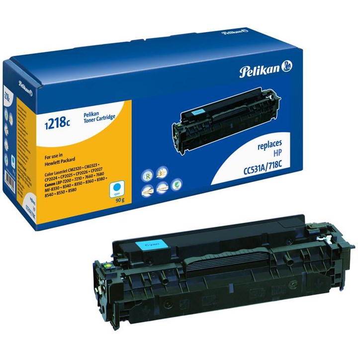 Image of Pelikan Laser Toner For HP 304A Cyan (Cc531A)
